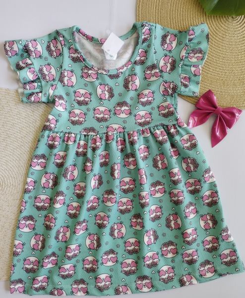Vestido Estampa Gatinhos