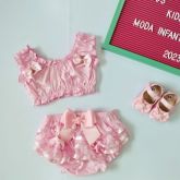 Conjunto Calcinha Bunda Rica e Top