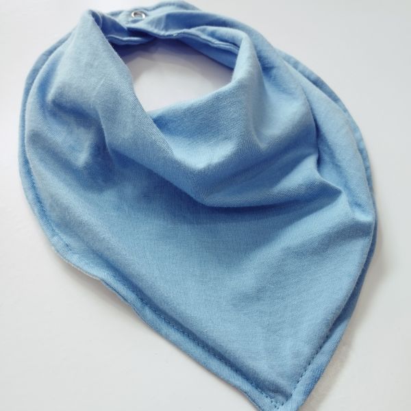 Babador Bandana Azul Claro