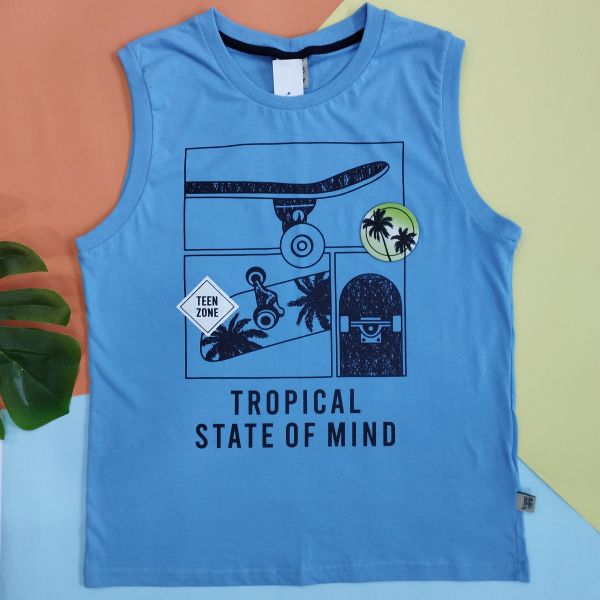 Camiseta Regata Teen Zone