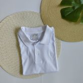 Camiseta Gola Polo Branca