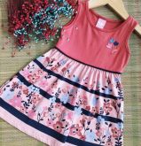 Vestido Flores Com Gliter