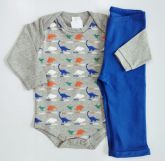 Conjunto Body Dinossauros e Calça