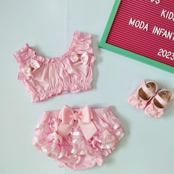 Conjunto Calcinha Bunda Rica e Top