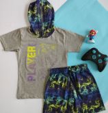 Conjunto com Capuz Player
